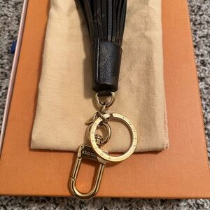 Louis Vuitton Monogram tassel bag charm